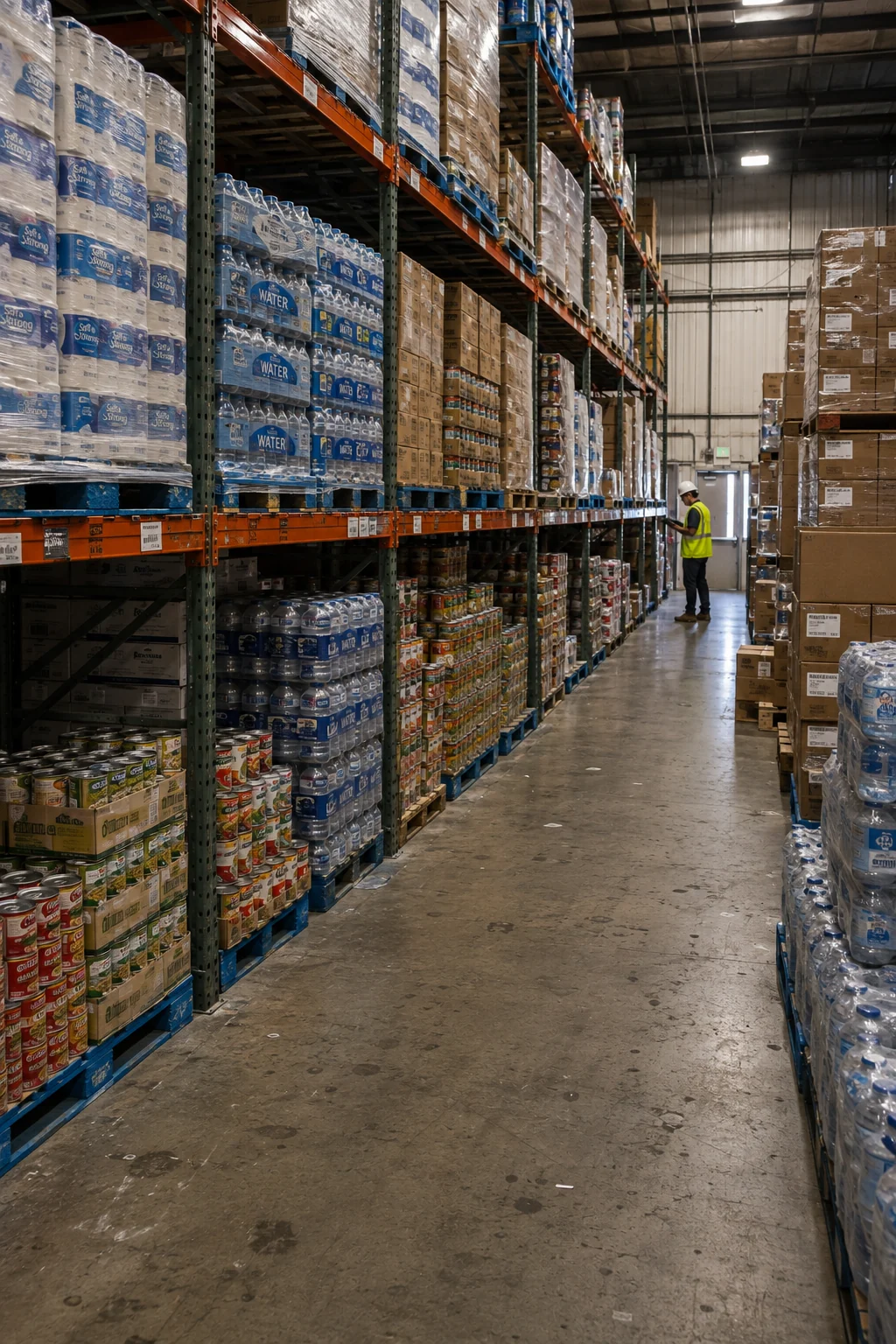 SupplyReady illustration of organized warehouse reserves